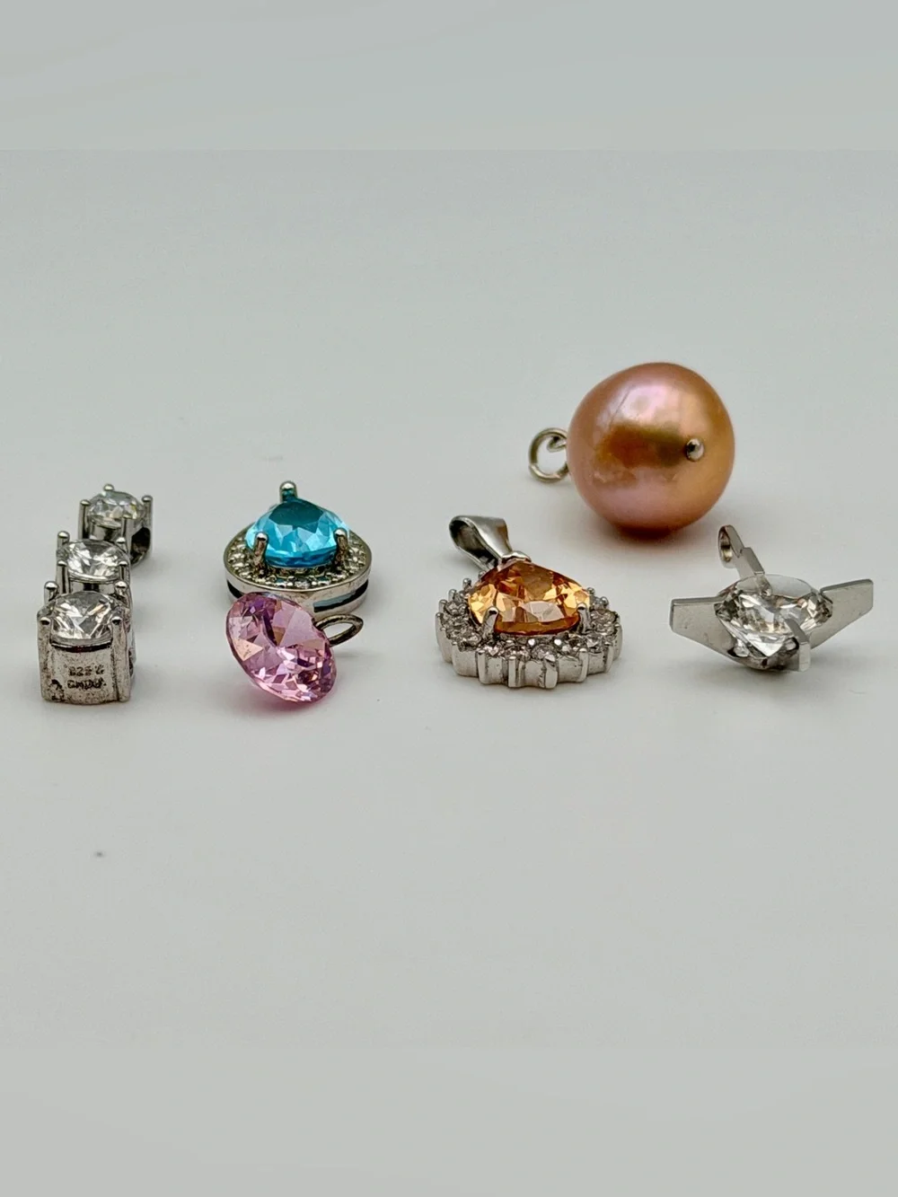 Lot of 6 Pendants Dainty Feminine Cute